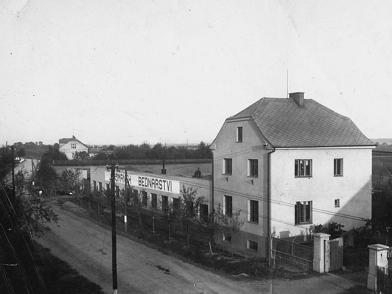 Tehdejší dílna v roce 1941