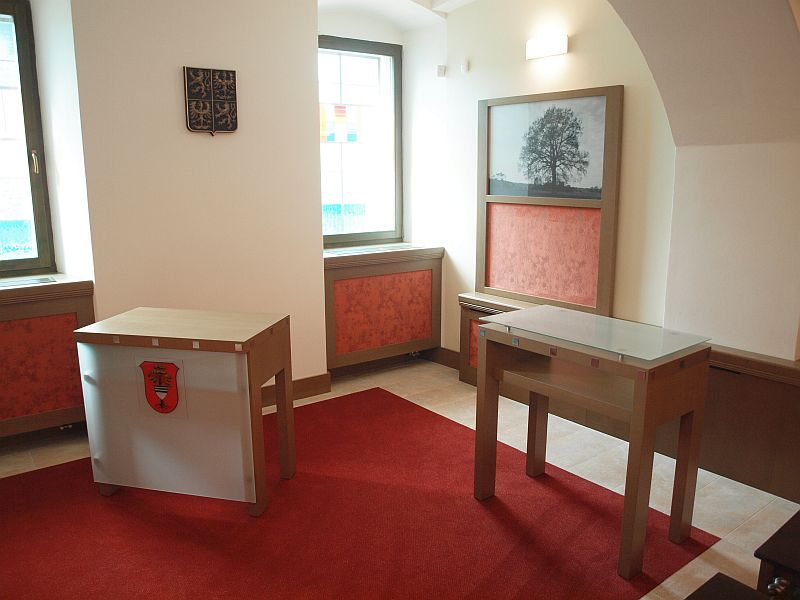 Interier obřadní síně